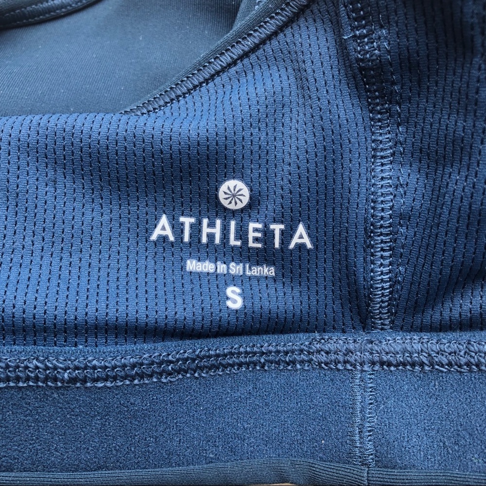 Athleta Sports Bra Blue Athletic Top Size Small - Picture 3 of 6